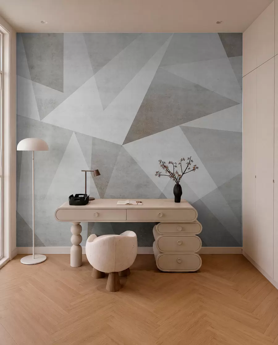 wall murals Херметијски троуглови са линијама u97345