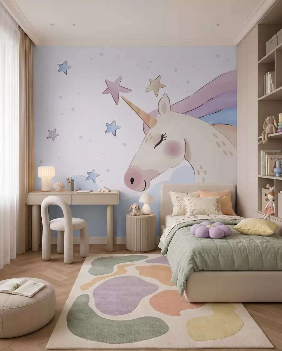 wall murals Zvjezdana griva jednoroga u97532