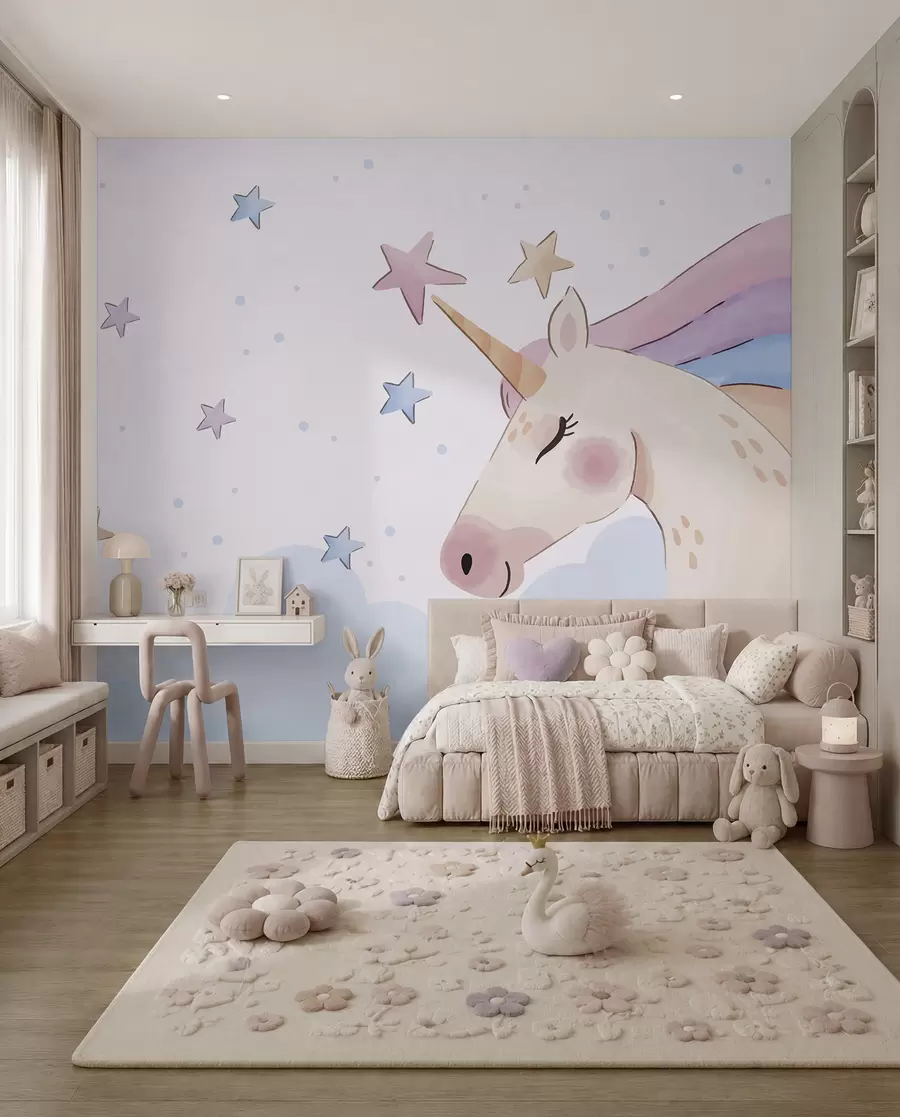 wall murals Zvjezdana griva jednoroga u97532