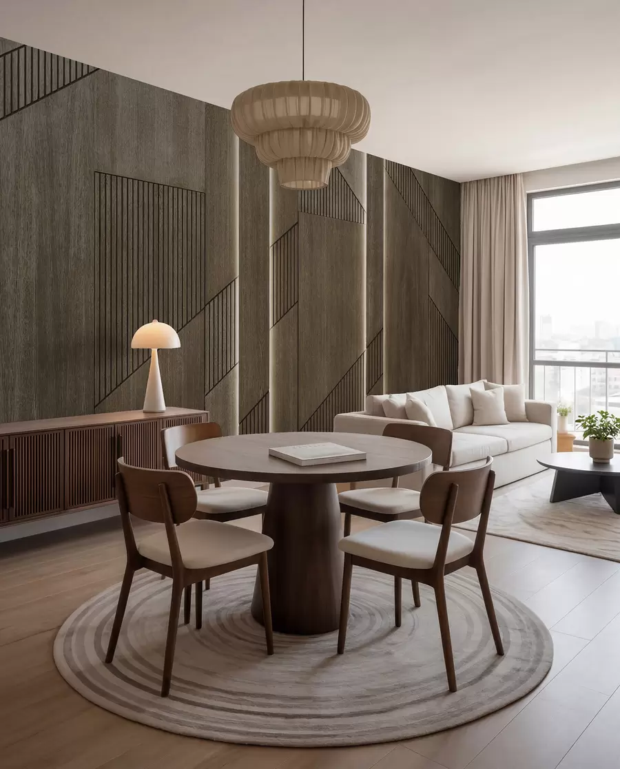 wall murals Панел од дрвета u97555
