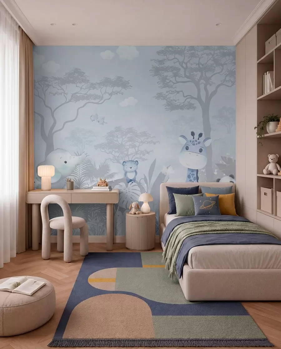 wall murals Mali safari u plavom u73878v1