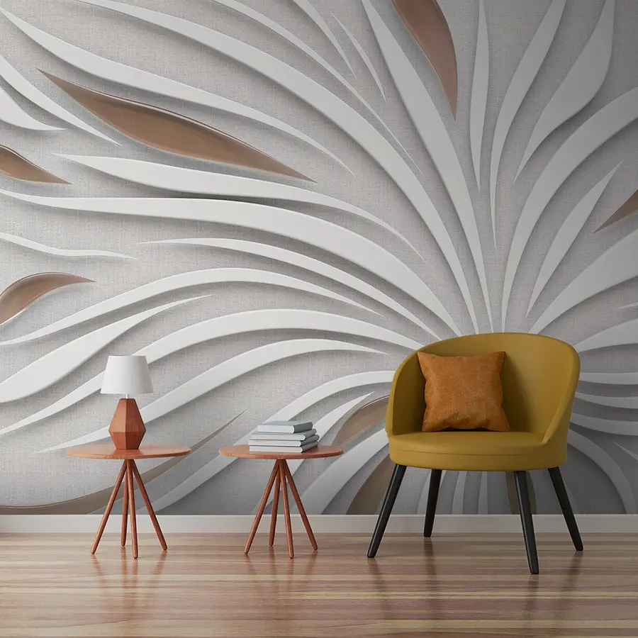 wall murals Апстрактни цвет на тканини у браон бојама u06452v1