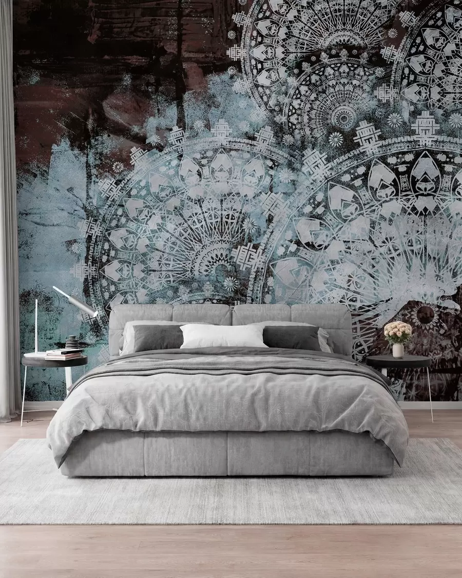 wall murals Винтаге мандала у плавим бојама u93958v1