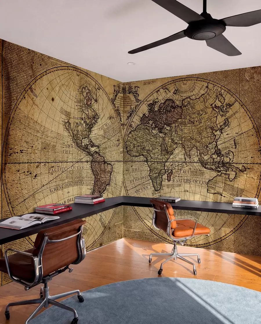 wall murals Античка мапа света u18533