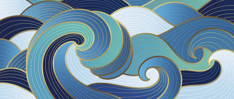 wall murals источни таласи u98590