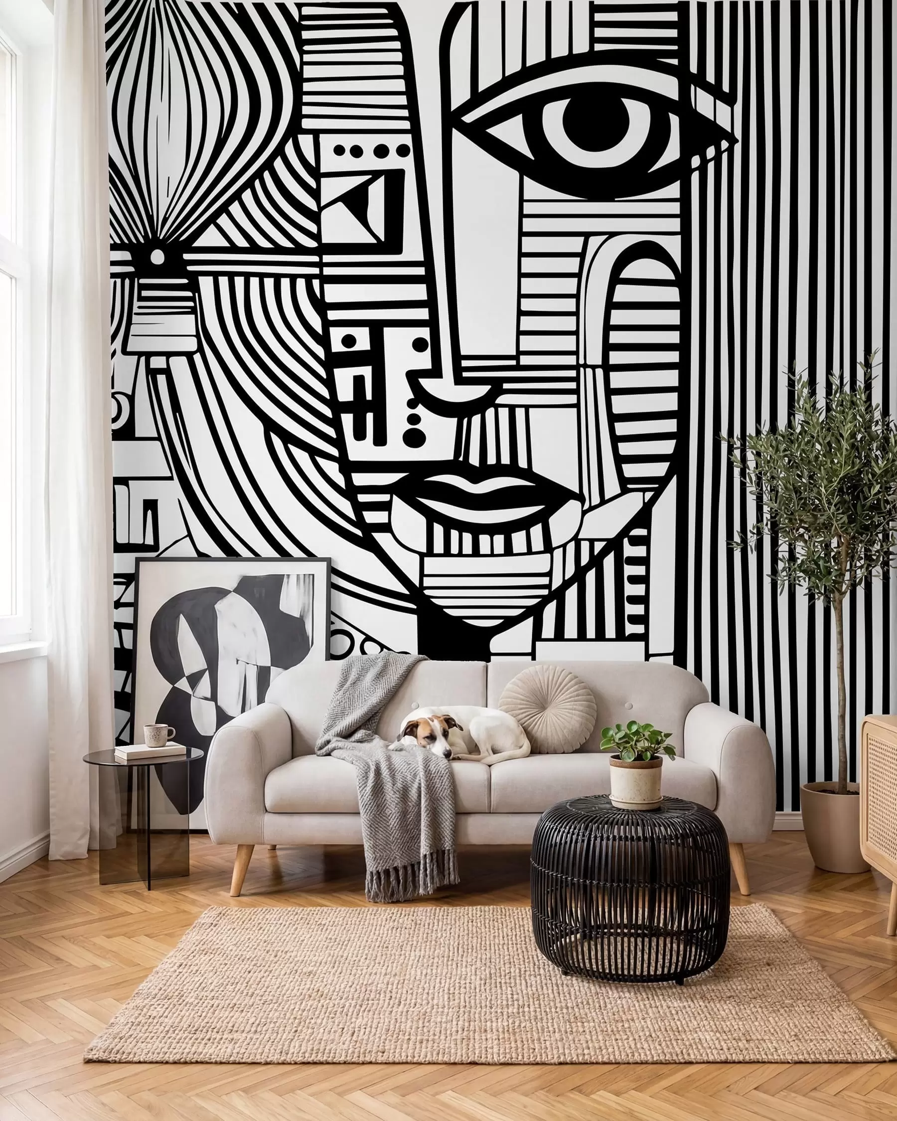 Fototapeta „Portret u linijama“, u98714