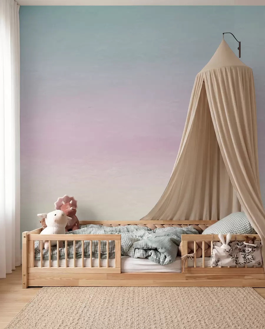 wall murals Prelaz iz ružičaste u plavu u98238