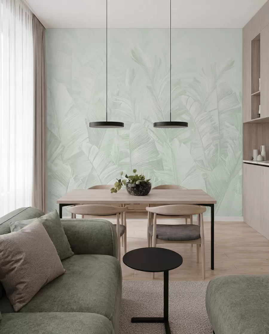 wall murals У тренду тропско зелено лишће u98951v4