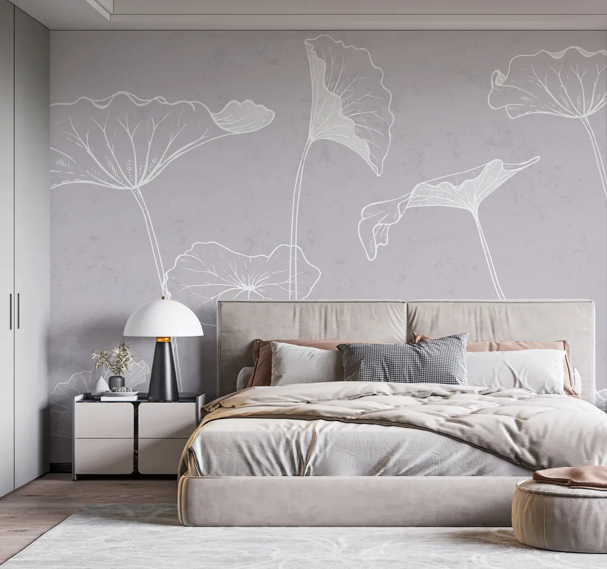 wall murals Цвеће у минималистичком стилу u98684
