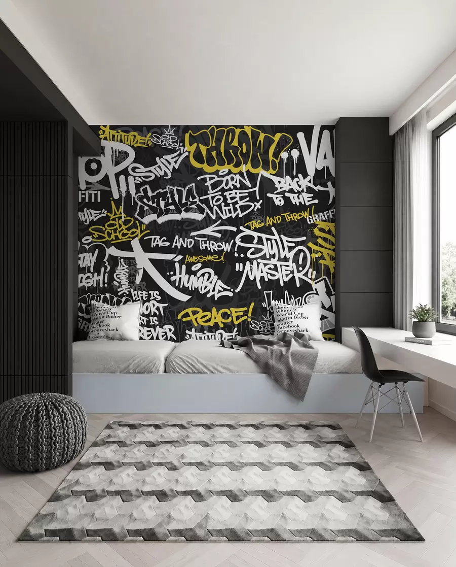 wall murals Ritam urbanih grafita u98895