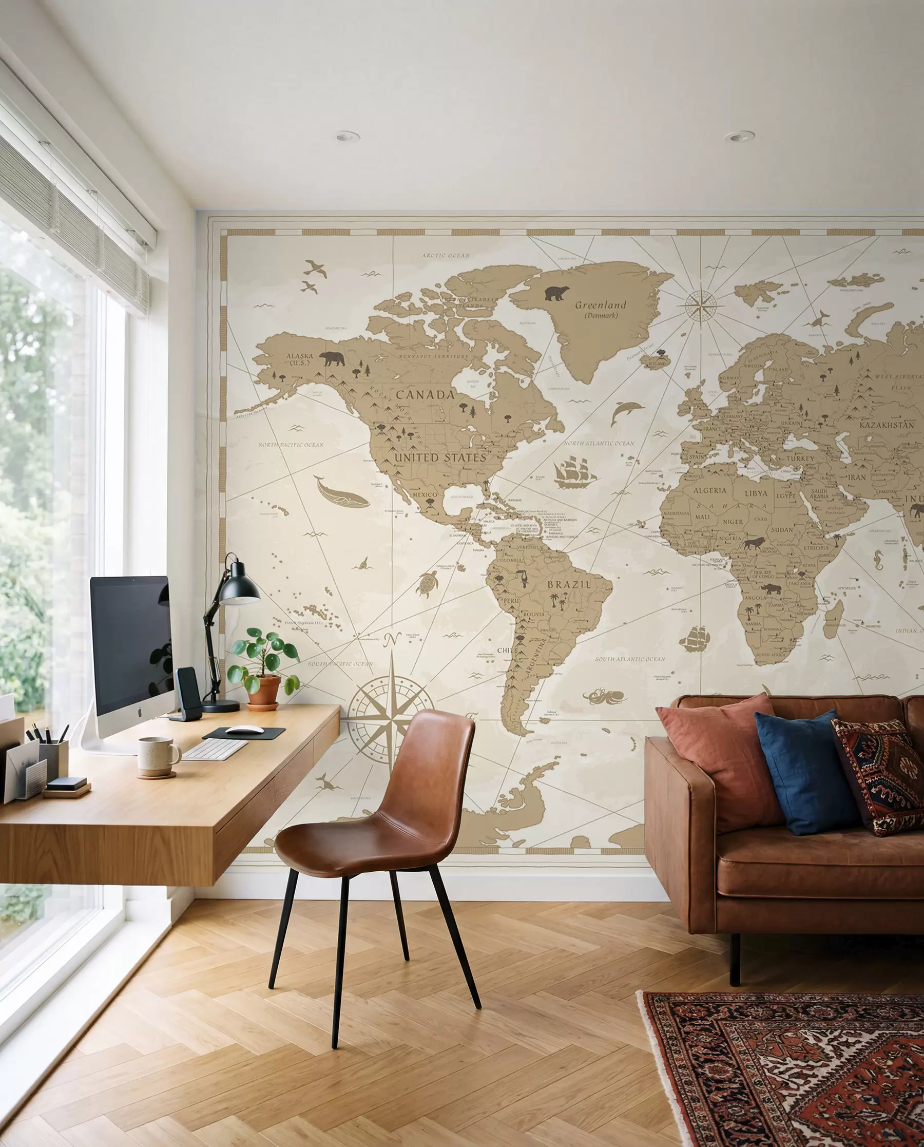 wall murals Atlas putnika u99074