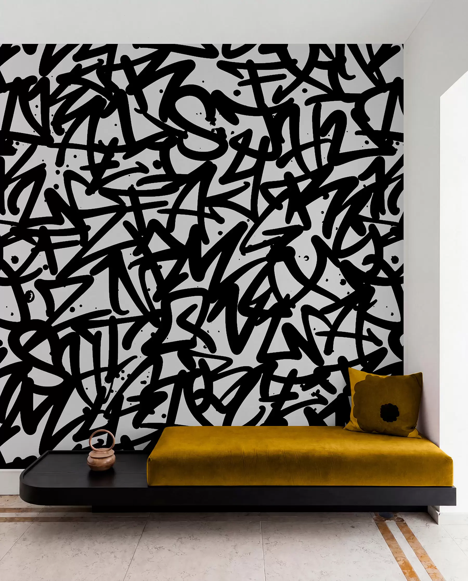 wall murals Емоција графита: црна u99087v3