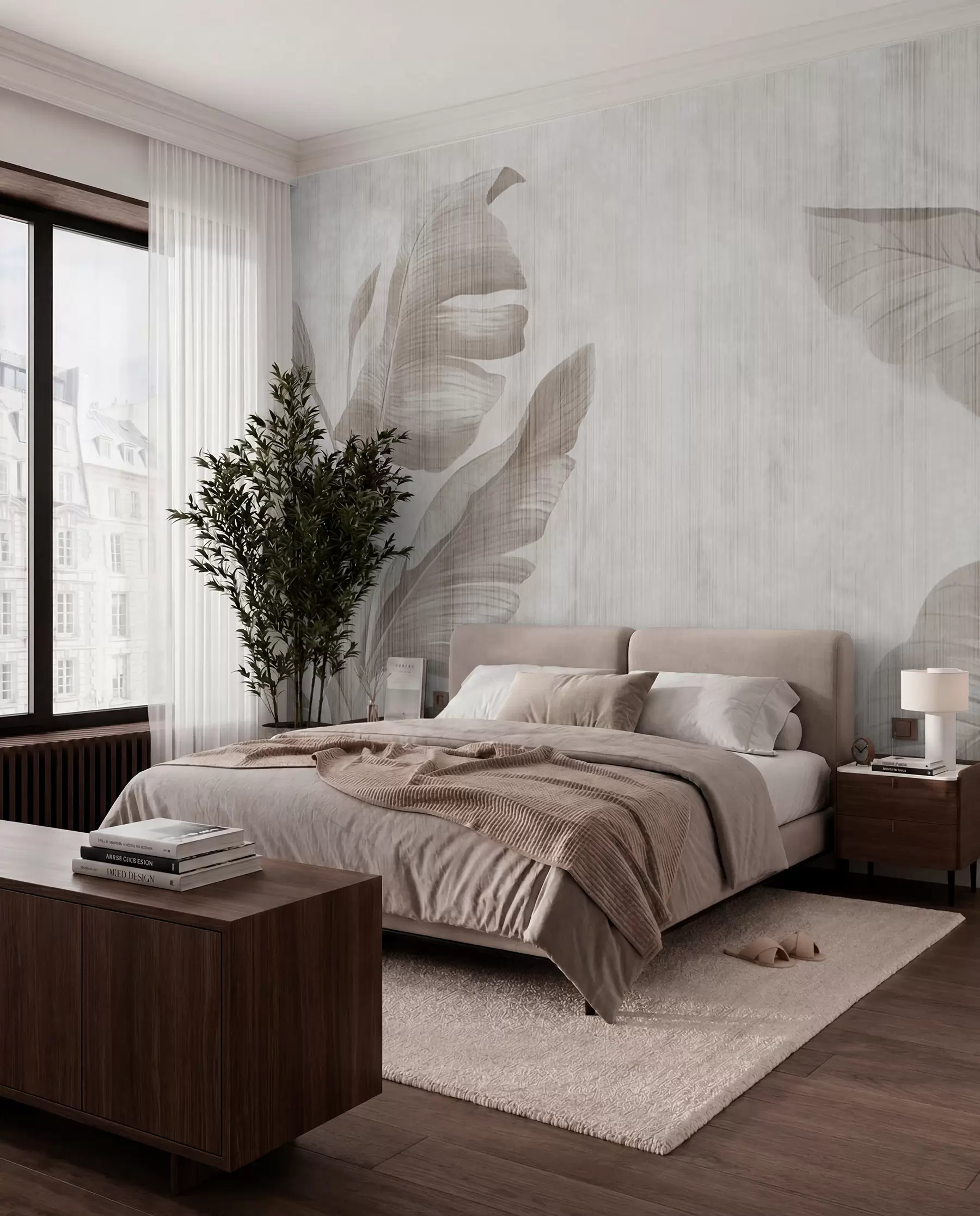 wall murals Sjenke listova banane II u00299d2