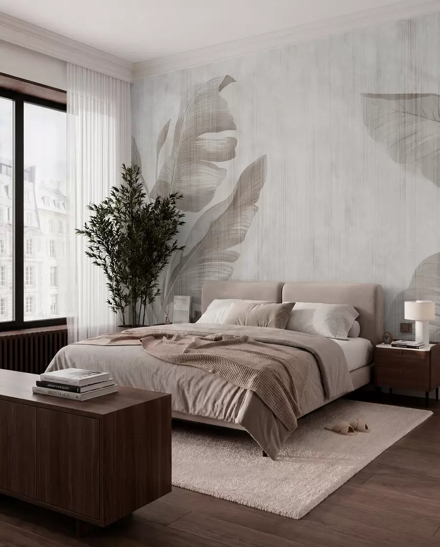 wall murals Sjenke listova banane II u00299d2