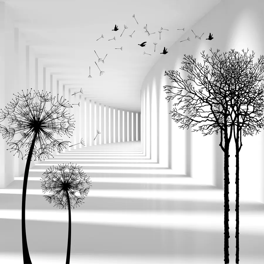 wall murals Дубина и светлост u37803d1