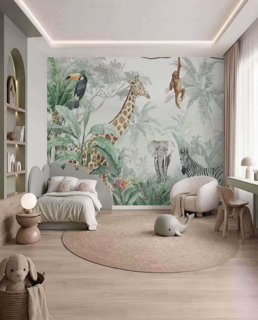 wall murals Susret u džungli I u74709d1