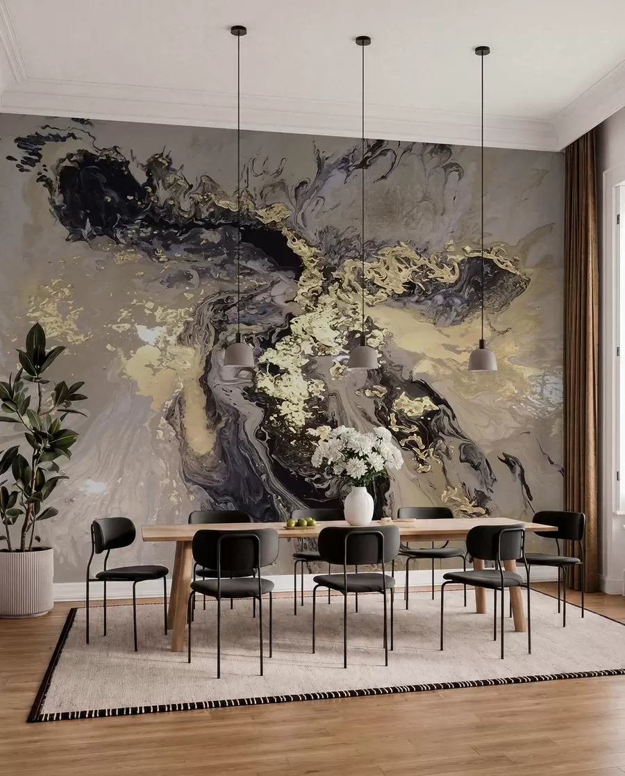 wall murals Црни мермер u16941d3