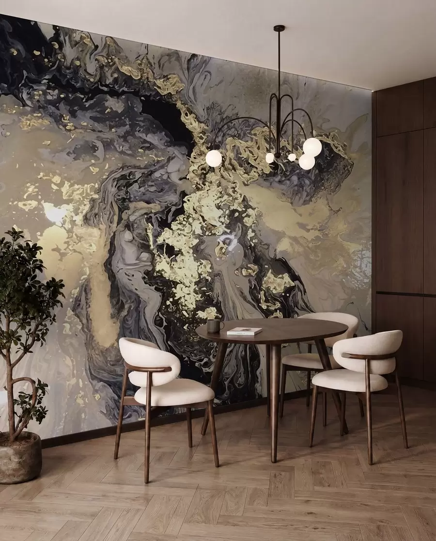 wall murals Црни мермер u16941d2