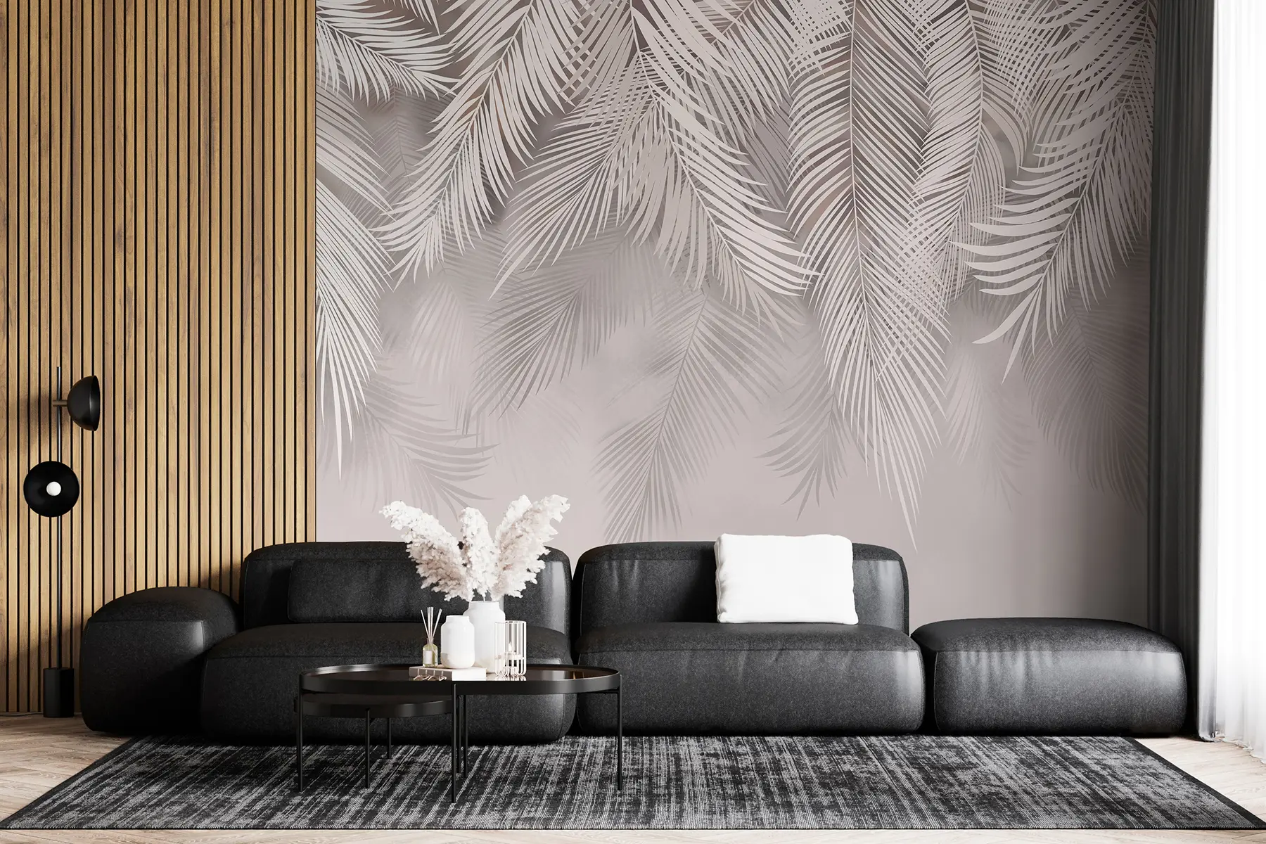 wall murals Нежни висећи листови u48556v5d1
