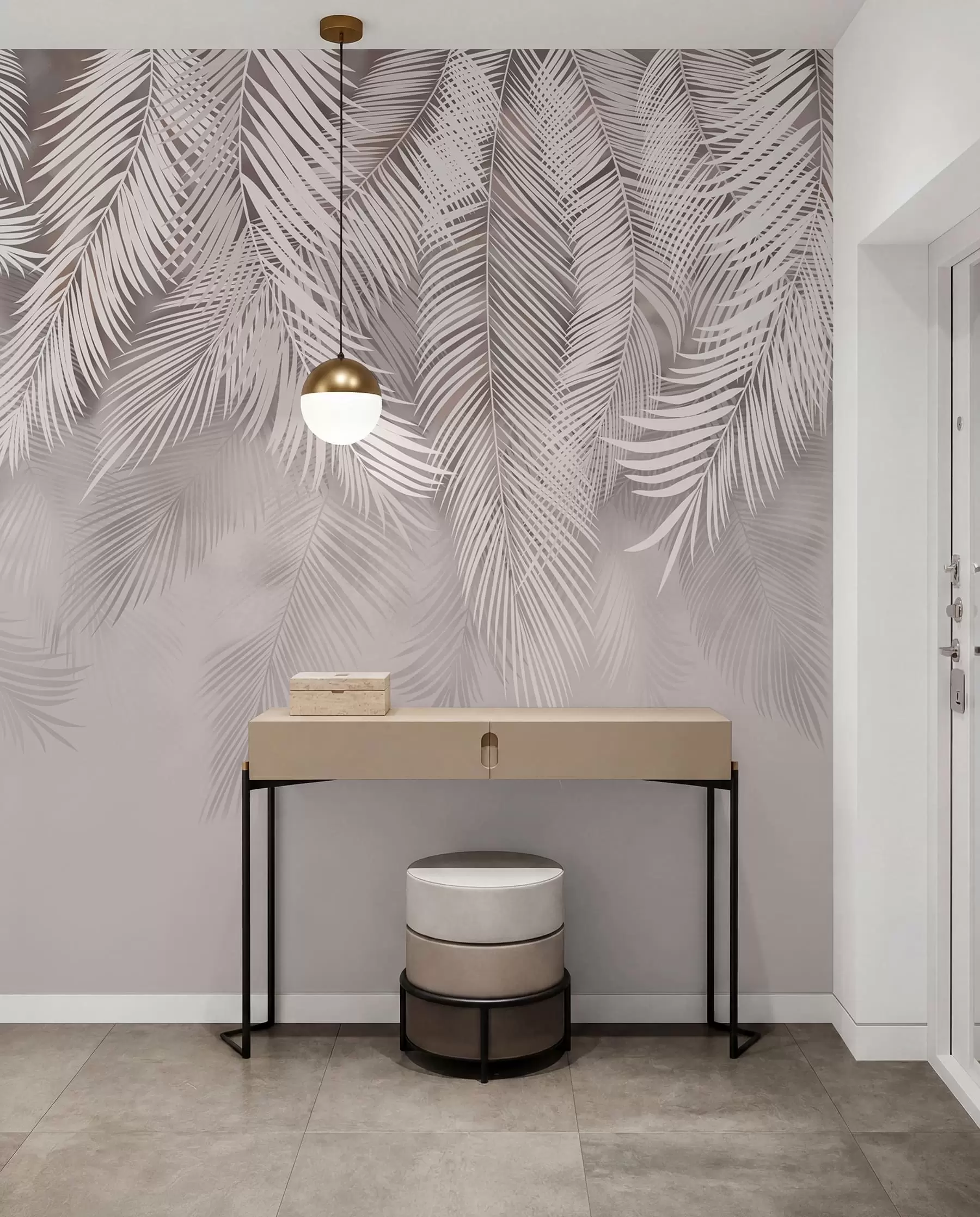 wall murals Нежни висећи листови u48556v5d1