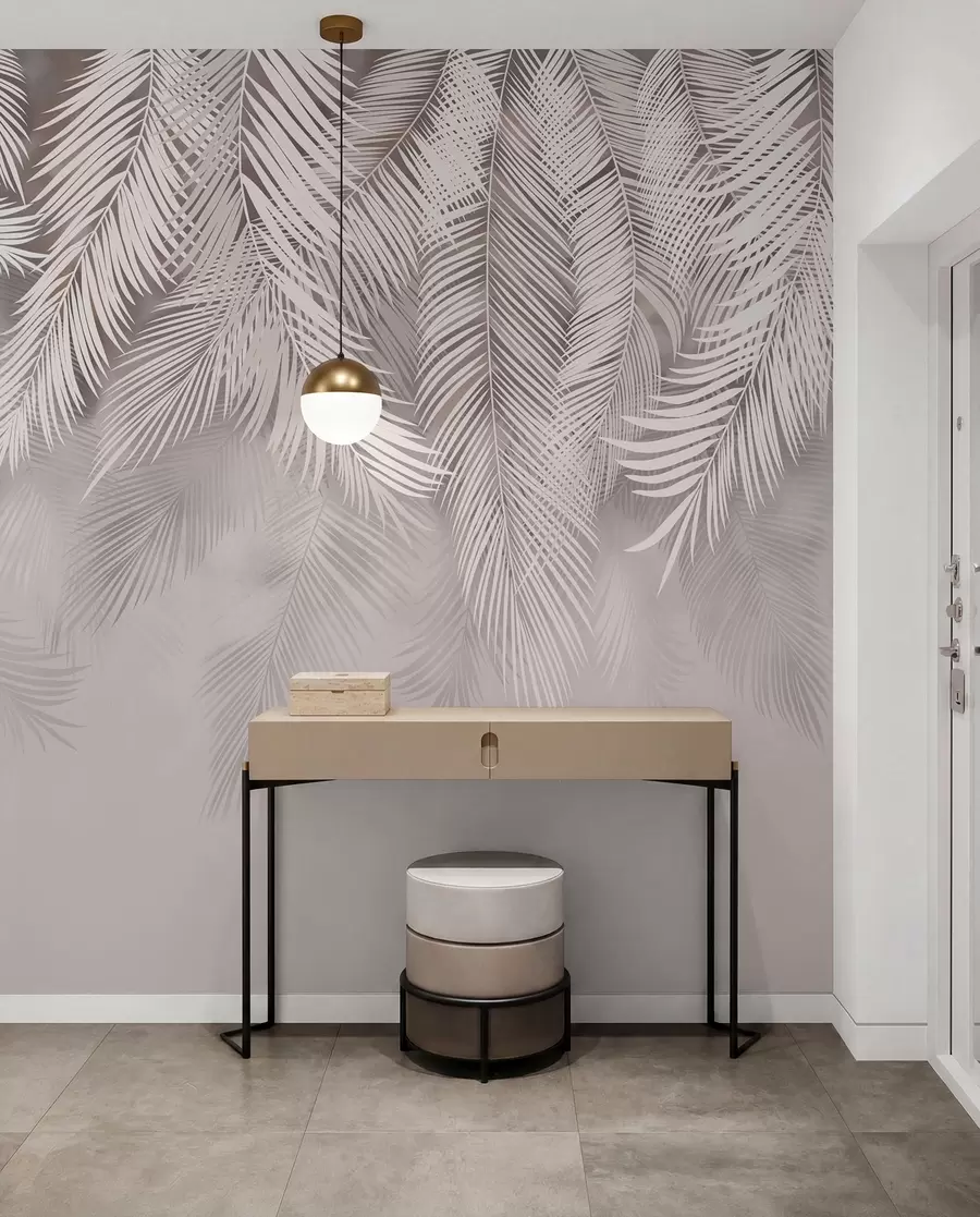wall murals Нежни висећи листови u48556v5d1
