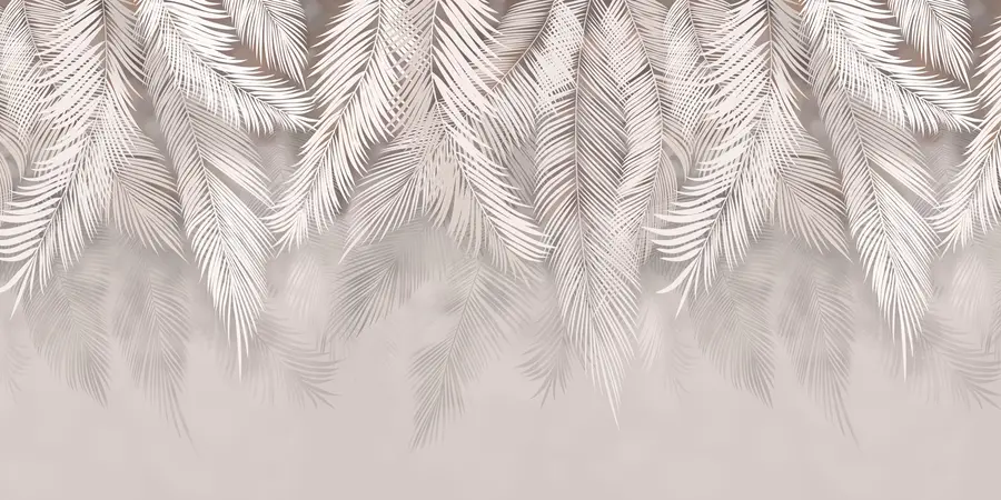 wall murals Нежни висећи листови u48556v5d2