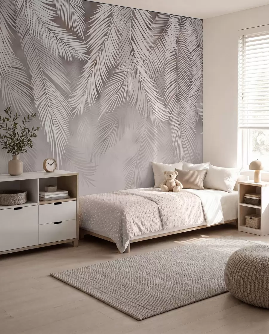 wall murals Zavjesa ružičastih palmi II u48556v5d2