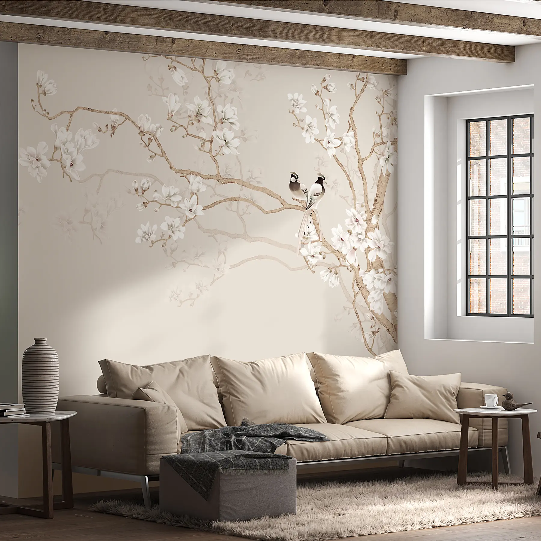 wall murals Дрво магнолије у башти u25842d1