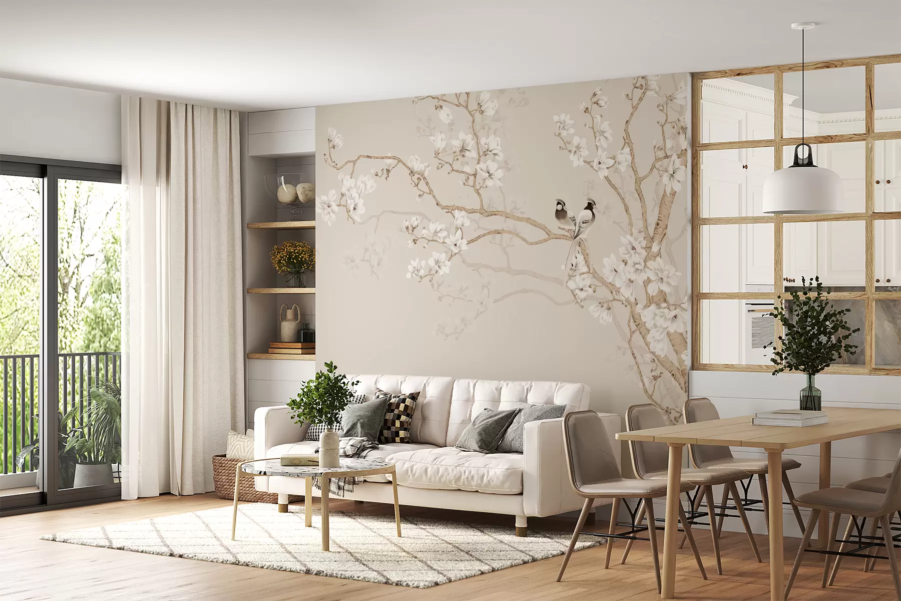wall murals Дрво магнолије у башти u25842d1