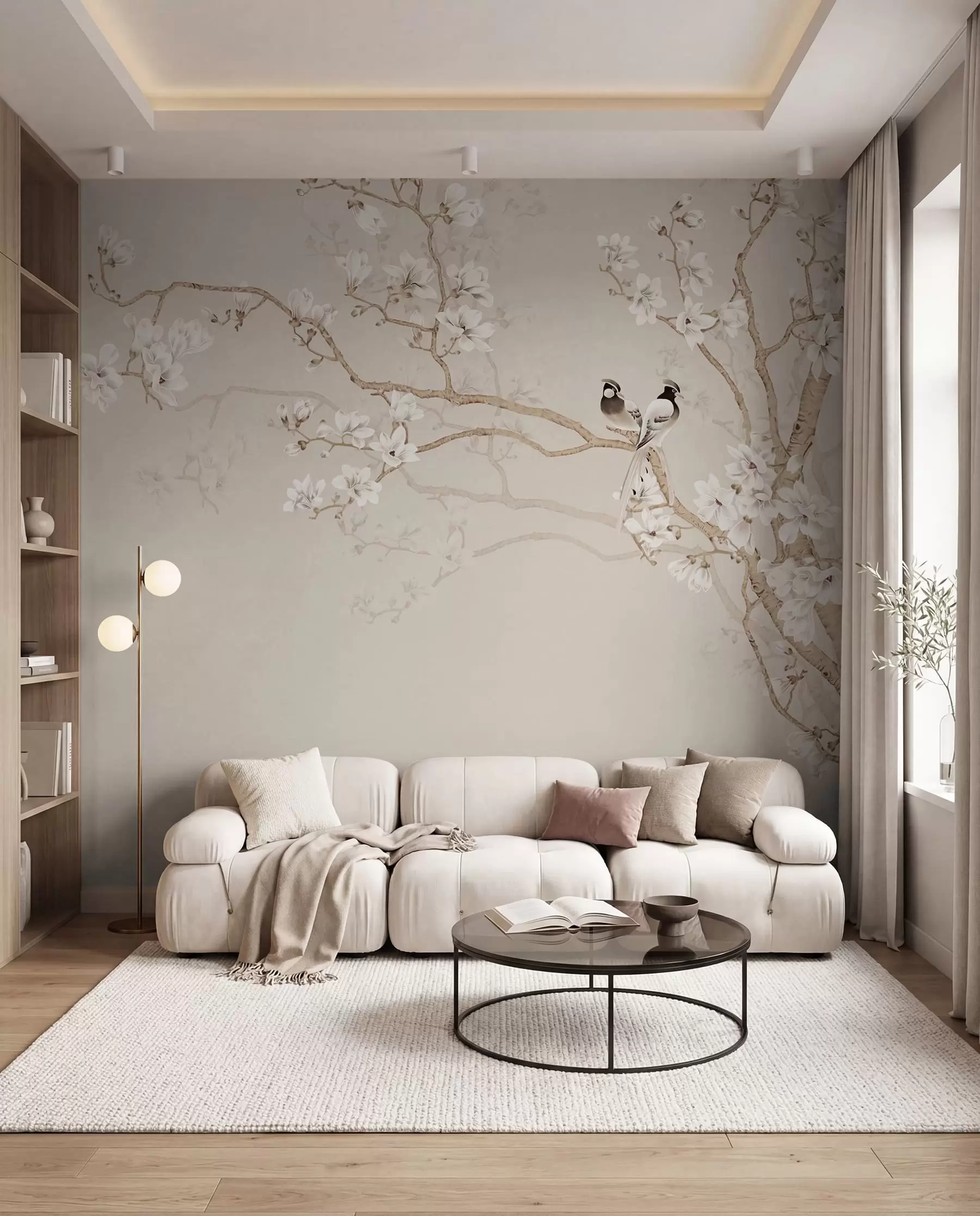 wall murals Ptice među cvjetovima I u25842d1