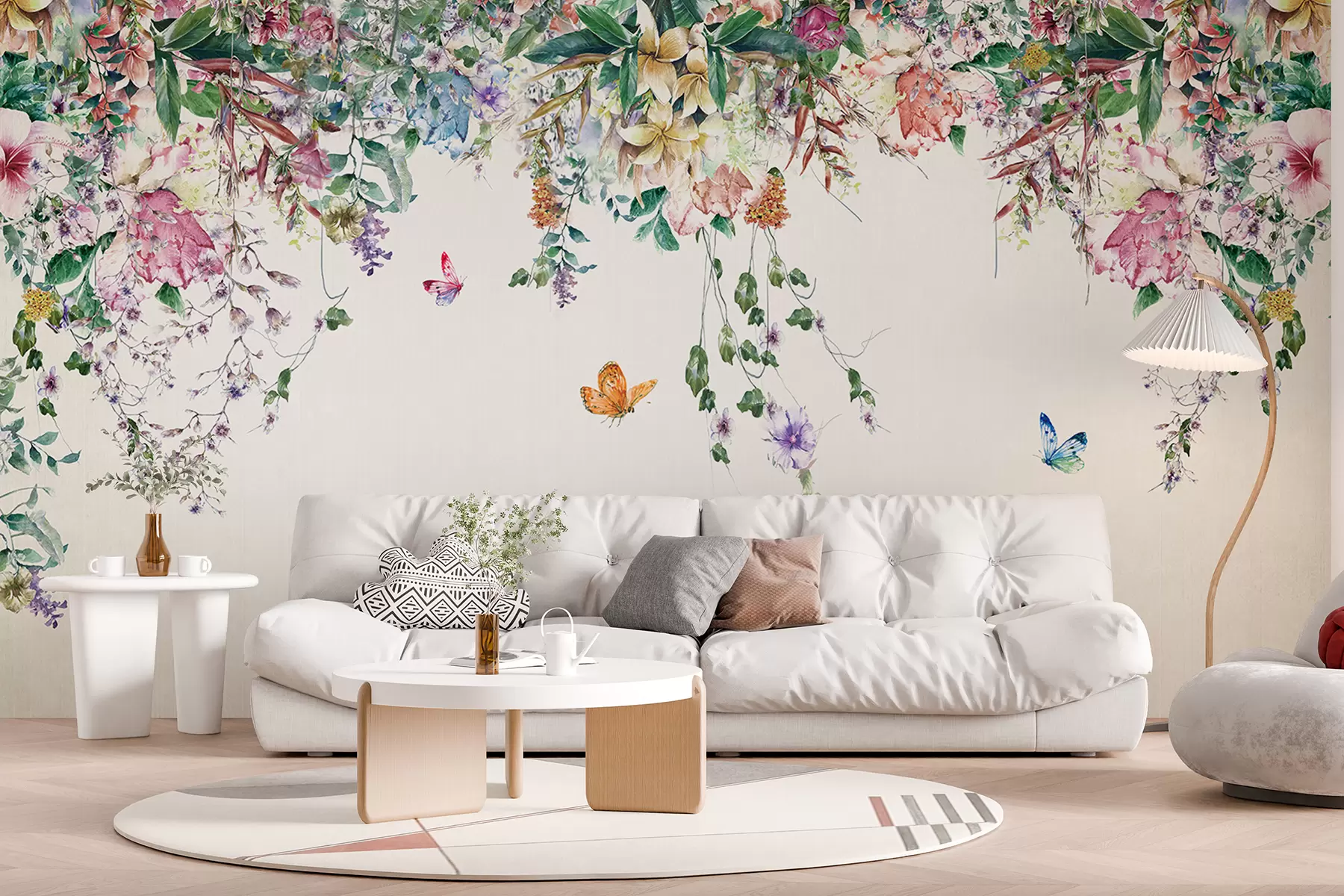 wall murals Гарланд цвећа u30601d2